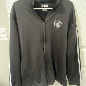 Raiders Black Zip-Up jacket